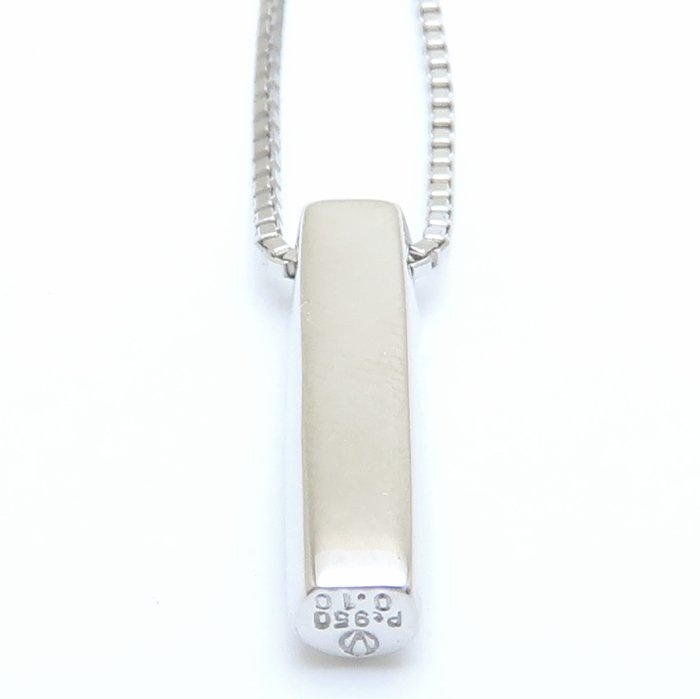 ネックレス ダイヤモンド0.10ct Pt950プラチナxPt850プラチナ /293359【中古】 ネックレス ダイヤモンド0.10ct Pt950プラチナxPt850プラチナ /293359【中古】
