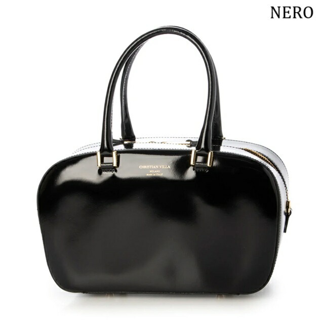 CHRISTIAN VILLA クリスチャンヴィラ ハンド バッグ 2WAY ショルダーバッグ レディース イタリア製 牛革 ガラスレザー 6345 新カラー 25AW CHRISTIAN VILLA クリスチャンヴィラ ハンド バッグ 2WAY ショルダーバッグ レディース イタリア製 牛革 ガラスレザー 6345 新カラー 25AW