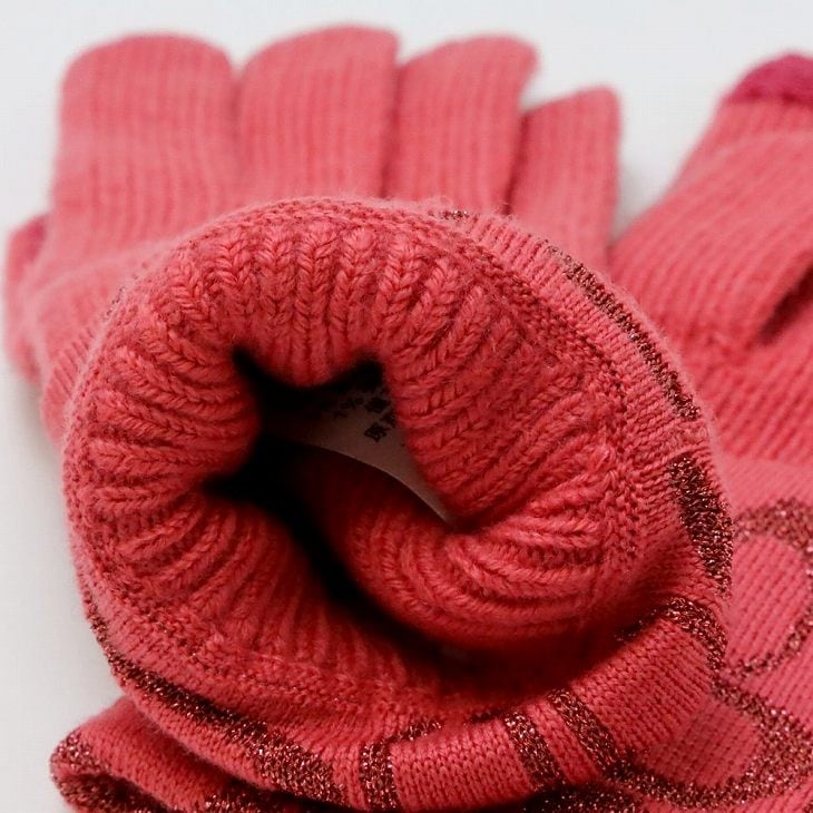手袋 グローブ ニット スマホ対応 レディース ピンク 6919WM3 【ネコポス】 手袋 グローブ ニット スマホ対応 レディース ピンク 6919WM3 【ネコポス】