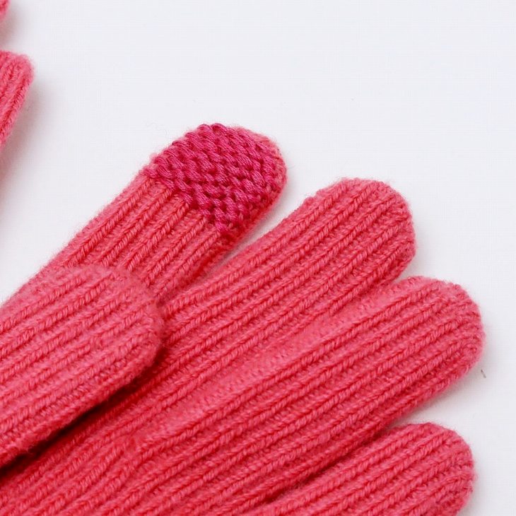 手袋 グローブ ニット スマホ対応 レディース ピンク 6919WM3 【ネコポス】 手袋 グローブ ニット スマホ対応 レディース ピンク 6919WM3 【ネコポス】