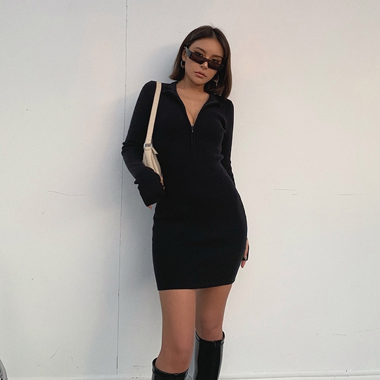 ワンピース レディース ミニワンピース リブニットワンピース ショート丈ベーシックニットドレス ワンピース レディース ミニワンピース リブニットワンピース ショート丈ベーシックニットドレス