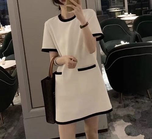 レディース ワンピース プルオーバー ドレス ミニ ショート 膝上 半袖 ラウンドネック Aライン ハイウエスト 大人可愛い きれいめ シンプル カジュアル レトロ ラフ ルーズ ナチュラル レディース ワンピース プルオーバー ドレス ミニ ショート 膝上 半袖 ラウンドネック Aライン ハイウエスト 大人可愛い きれいめ シンプル カジュアル レトロ ラフ ルーズ ナチュラル