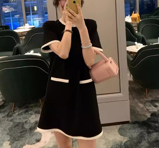 レディース ワンピース プルオーバー ドレス ミニ ショート 膝上 半袖 ラウンドネック Aライン ハイウエスト 大人可愛い きれいめ シンプル カジュアル レトロ ラフ ルーズ ナチュラル レディース ワンピース プルオーバー ドレス ミニ ショート 膝上 半袖 ラウンドネック Aライン ハイウエスト 大人可愛い きれいめ シンプル カジュアル レトロ ラフ ルーズ ナチュラル