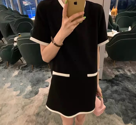 レディース ワンピース プルオーバー ドレス ミニ ショート 膝上 半袖 ラウンドネック Aライン ハイウエスト 大人可愛い きれいめ シンプル カジュアル レトロ ラフ ルーズ ナチュラル レディース ワンピース プルオーバー ドレス ミニ ショート 膝上 半袖 ラウンドネック Aライン ハイウエスト 大人可愛い きれいめ シンプル カジュアル レトロ ラフ ルーズ ナチュラル