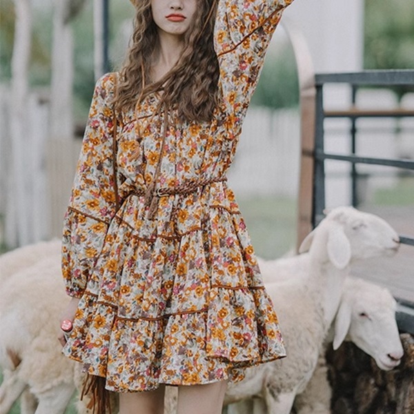 ボヘミアンランタンスリーブスリムドレス レディース スカート トップス ワンピース アウター ミニ 膝上 長袖 バルーン袖 ランタンスリーブ スクエアネック 襟なし ノーカラー ワイド Aライン ボヘミアンランタンスリーブスリムドレス レディース スカート トップス ワンピース アウター ミニ 膝上 長袖 バルーン袖 ランタンスリーブ スクエアネック 襟なし ノーカラー ワイド Aライン