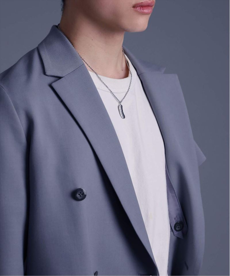 LH-1 HAWAIIAN ネックレス フェザー サージカルステンレス316L 金属アレルギー対応 03NE064ASV ステンレスネックレス メンズ LH-1 HAWAIIAN ネックレス フェザー サージカルステンレス316L 金属アレルギー対応 03NE064ASV ステンレスネックレス メンズ