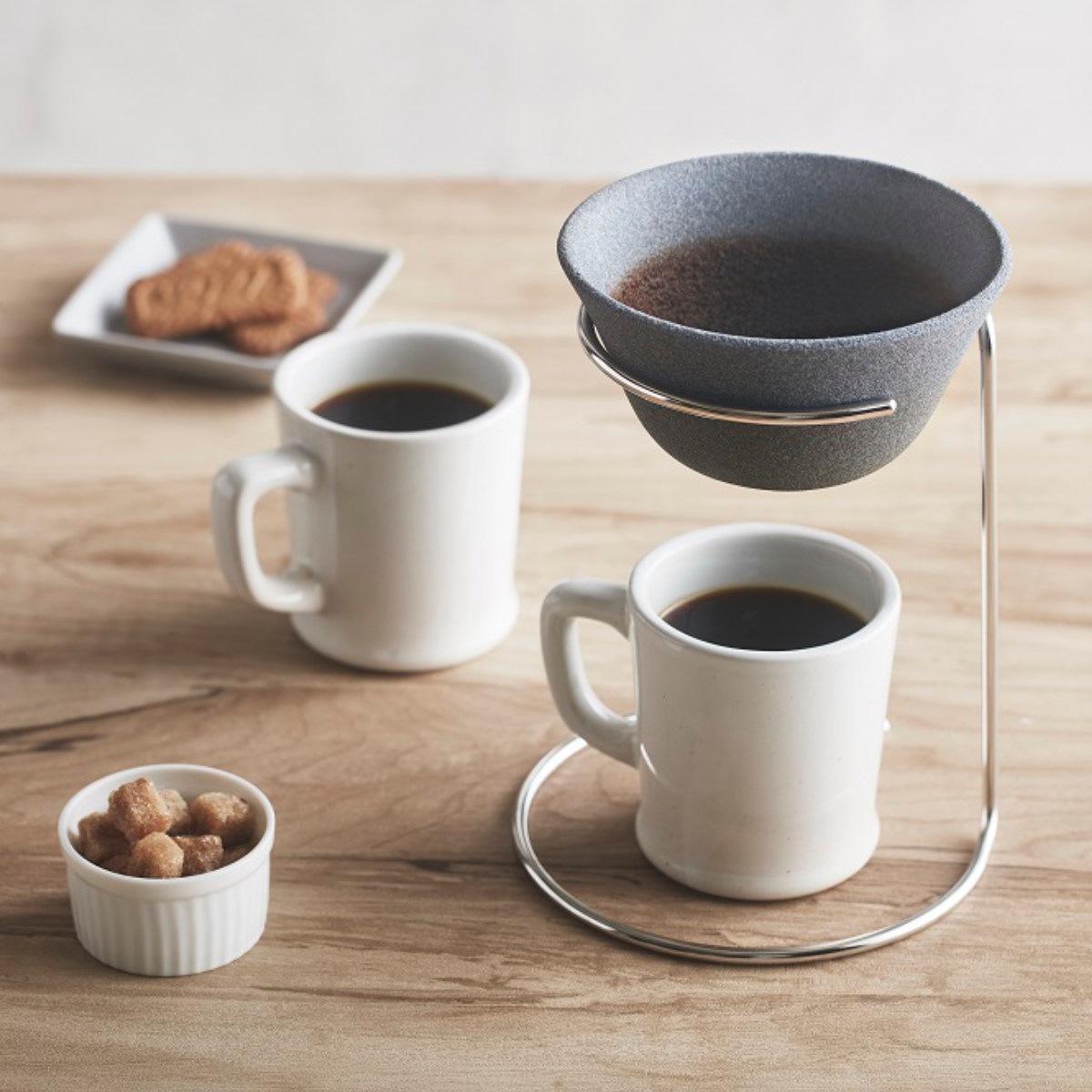 コーヒーフィルター セット L 3ー5杯用 Ceraful セラフル セラミック ドリッパー 波佐見焼 コーヒードリッパー 専用スタンド ペーパーレス 紙フィルター不要 まろやか