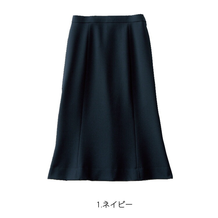 レディース 春夏 マーメイドスカート 55センチ オフィス ストレッチ シンプル 無地 事務服 定番 ノーマル フォーマル 入学式 卒業式 面接 受験 ジョア 56462