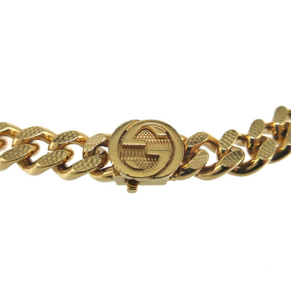 美品 インターロッキングG 675766 ネックレス メタル/メタル ゴールド 1105【中古】 ユニセックス 美品 インターロッキングG 675766 ネックレス メタル/メタル ゴールド 1105【中古】 ユニセックス