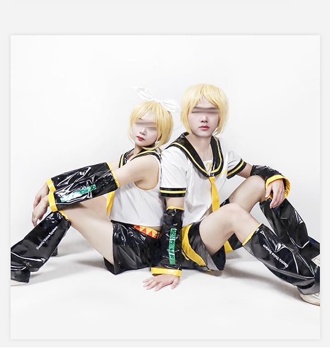 ハロウィン イベント仮装 コスチューム 変装 衣装 付き イヤホン ウィッグ付き コスプレ衣装 鏡音LEN 鏡音RIN ハロウィン イベント仮装 コスチューム 変装 衣装 付き イヤホン ウィッグ付き コスプレ衣装 鏡音LEN 鏡音RIN