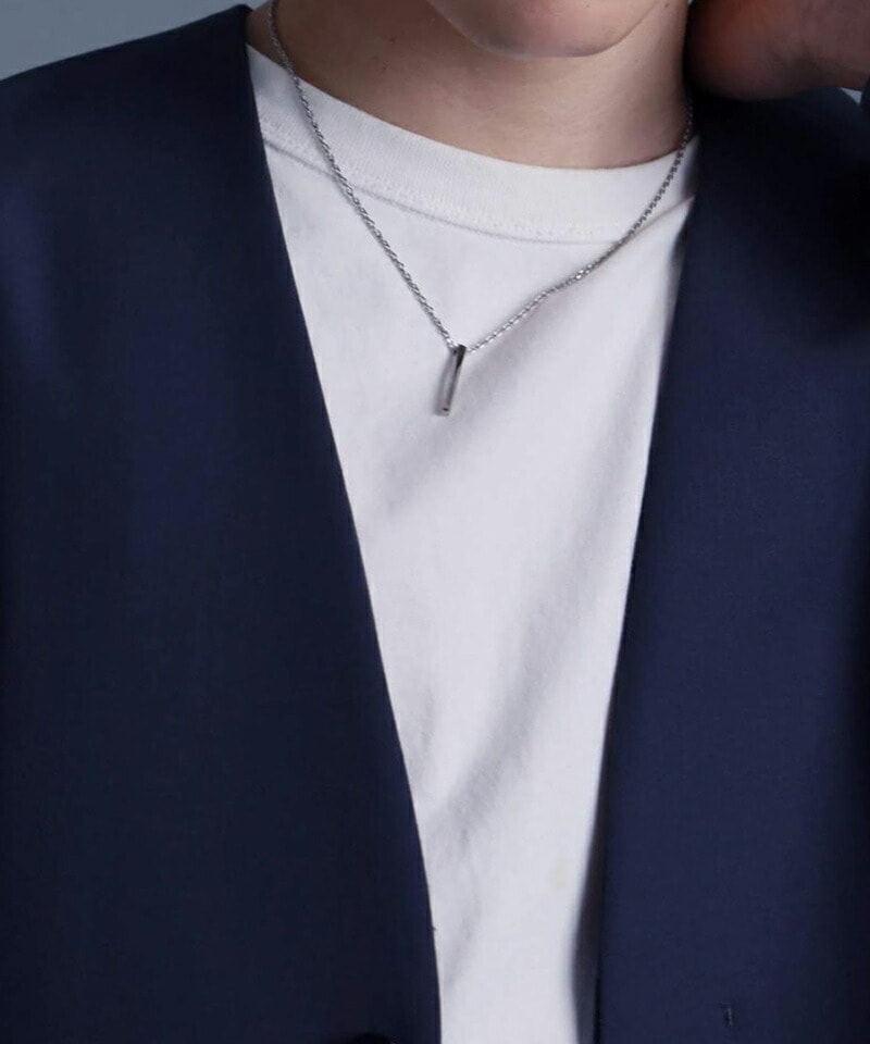 LH-1 SAND ロッドネックレス サージカルステンレス316L 金属アレルギー対応 03NE061ASV ステンレスネックレス メンズ 人気ブラ LH-1 SAND ロッドネックレス サージカルステンレス316L 金属アレルギー対応 03NE061ASV ステンレスネックレス メンズ 人気ブラ