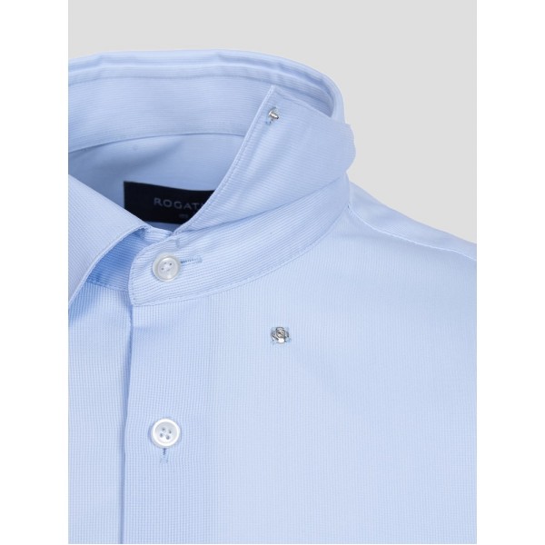 (Logadis) アイスフォールドビーソリッドレギュラーフィット半袖シャツ-スカイブルー (MA4465RR3Q) (Logadis) アイスフォールドビーソリッドレギュラーフィット半袖シャツ-スカイブルー (MA4465RR3Q)