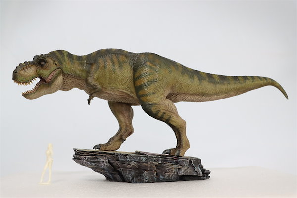 Nanmu 本心楠改　ティラノサウルス　グリーン　恐竜　模型　1/35 台座付き Amazon | Nanmu 本心楠改 1/35 サイズ ティラノサウルス