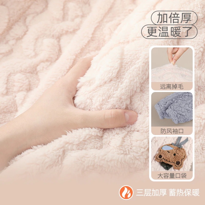 サンゴのベルベットの寝衣の女性秋冬の新しいベルベットの厚い綿のパジャマの中の長いフランネルの家庭服 サンゴのベルベットの寝衣の女性秋冬の新しいベルベットの厚い綿のパジャマの中の長いフランネルの家庭服