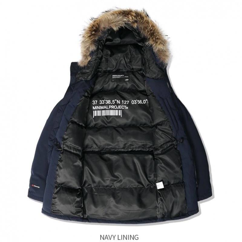 MINIMALPROJECT 3M シンシュレートムースヘビーパーカ MPJ102 [NAVY]