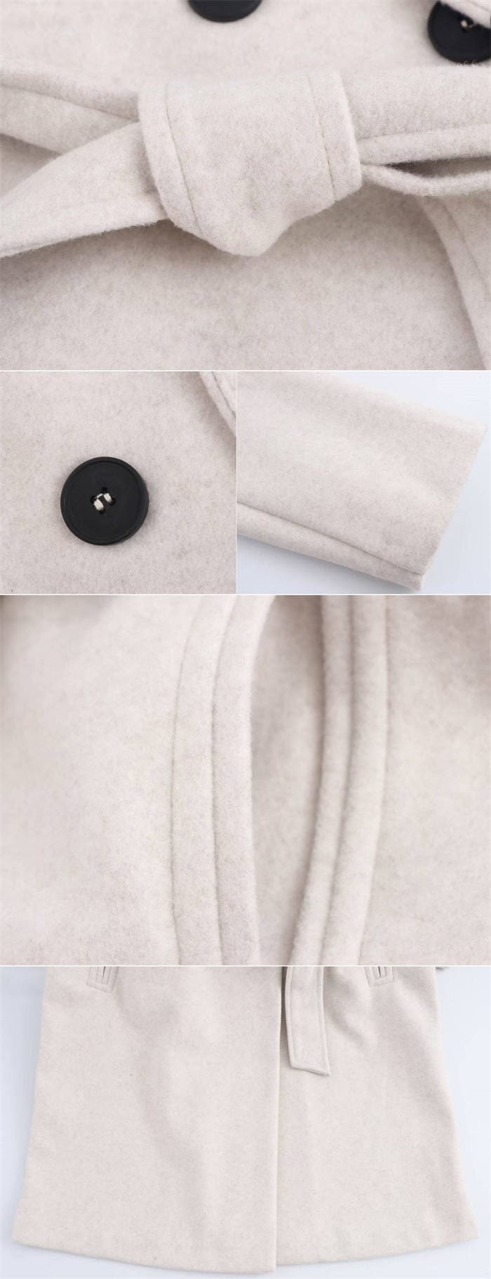 コート トレンチコート レディース 新作 フード付き 無地 長袖 トレンチ ロング アウター トップス ベルト付き リボン ポケット 大きいサイズ カジュアル 大人 ゆったり 体型カバー 通勤 OL