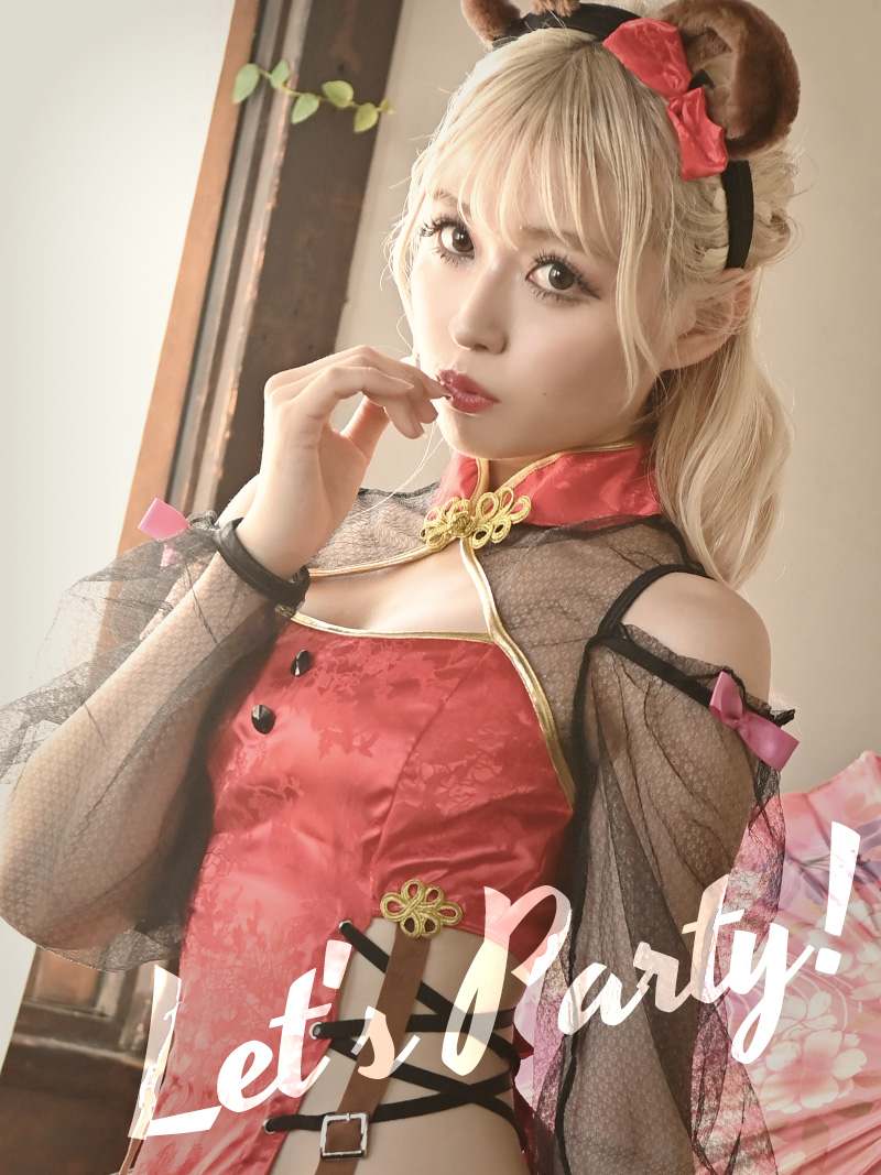 チャイナ コスプレ ハロウィン カンフー風 セクシー えろかわ おそろい セクシーチャイナ 袖付き おばけ Ryuyu