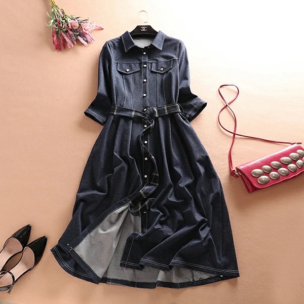 デニムワンピース ワンピース ロング丈 長袖 レディース きれいめ 大人 かわいい デニムシャツ オーバーサイズ 膝丈 前開き ウェストリボン ワンピ シャツワンピ 大きいサイズ 春 夏 秋 冬 ネイ デニムワンピース ワンピース ロング丈 長袖 レディース きれいめ 大人 かわいい デニムシャツ オーバーサイズ 膝丈 前開き ウェストリボン ワンピ シャツワンピ 大きいサイズ 春 夏 秋 冬 ネイ
