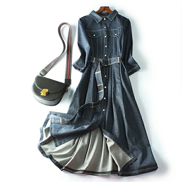 デニムワンピース ワンピース ロング丈 長袖 レディース きれいめ 大人 かわいい デニムシャツ オーバーサイズ 膝丈 前開き ウェストリボン ワンピ シャツワンピ 大きいサイズ 春 夏 秋 冬 ネイ デニムワンピース ワンピース ロング丈 長袖 レディース きれいめ 大人 かわいい デニムシャツ オーバーサイズ 膝丈 前開き ウェストリボン ワンピ シャツワンピ 大きいサイズ 春 夏 秋 冬 ネイ