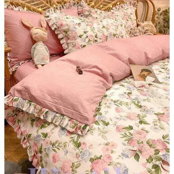 掛け布団カバーセット シングル セミ プレゼント 敷き布団カバー ボックスシーツ 枕カバー 花