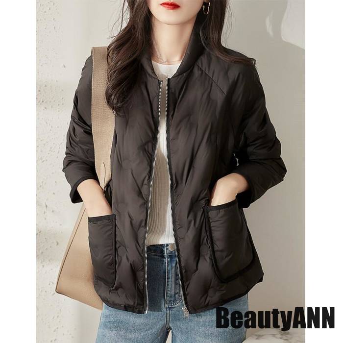 新生活 ダウンジャケット レディース ダウンコート ショート丈 無地 カジュアル 軽量 薄手 秋冬 スリム 着痩せ 上品 おしゃれ ファション 女性着 プレゼント ギフト
