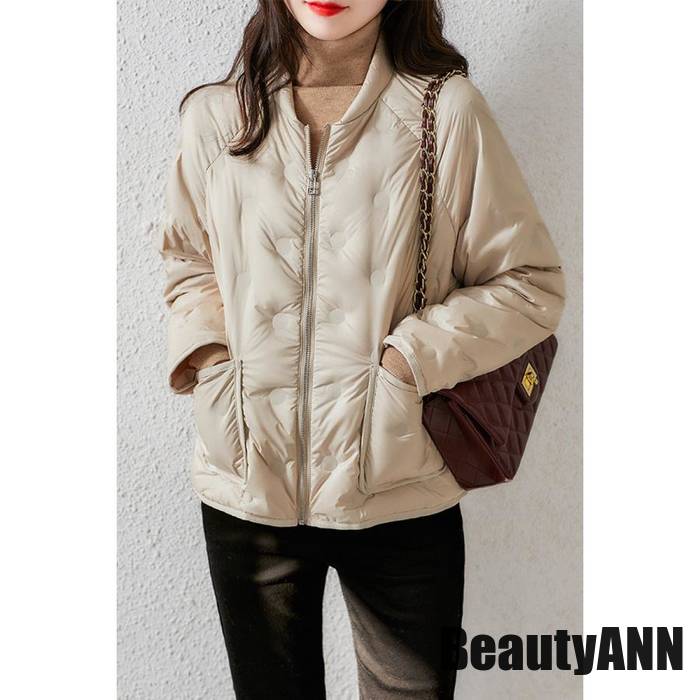 新生活 ダウンジャケット レディース ダウンコート ショート丈 無地 カジュアル 軽量 薄手 秋冬 スリム 着痩せ 上品 おしゃれ ファション 女性着 プレゼント ギフト