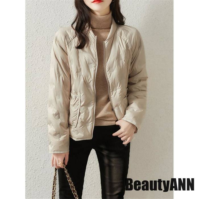 新生活 ダウンジャケット レディース ダウンコート ショート丈 無地 カジュアル 軽量 薄手 秋冬 スリム 着痩せ 上品 おしゃれ ファション 女性着 プレゼント ギフト