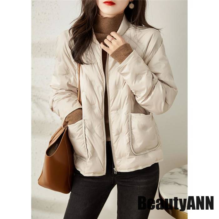 新生活 ダウンジャケット レディース ダウンコート ショート丈 無地 カジュアル 軽量 薄手 秋冬 スリム 着痩せ 上品 おしゃれ ファション 女性着 プレゼント ギフト
