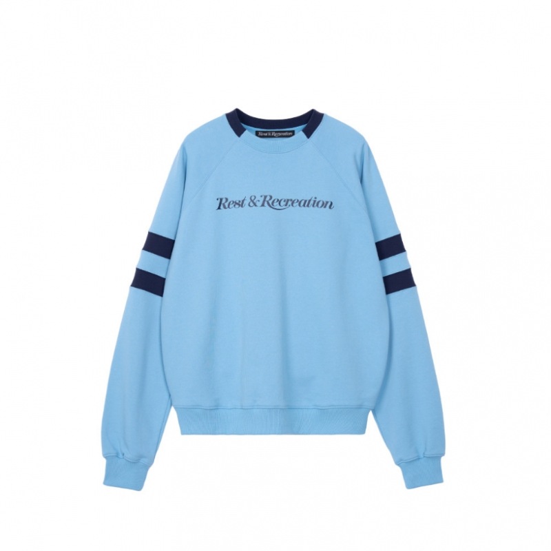 REST&RECREATION RR オーバーサイズ ラグラン スウェット