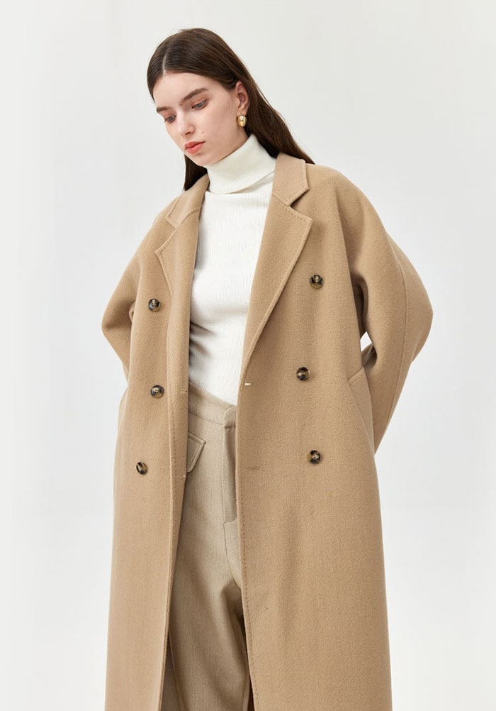 コート ウールコート レディース ロング チェスターコート ウール100％ ロングコート アウター 冬服 韓国ファッション 春 秋 冬 防寒 保温 厚手 暖かい 大きいサイズ きれいめ 細身 高品質