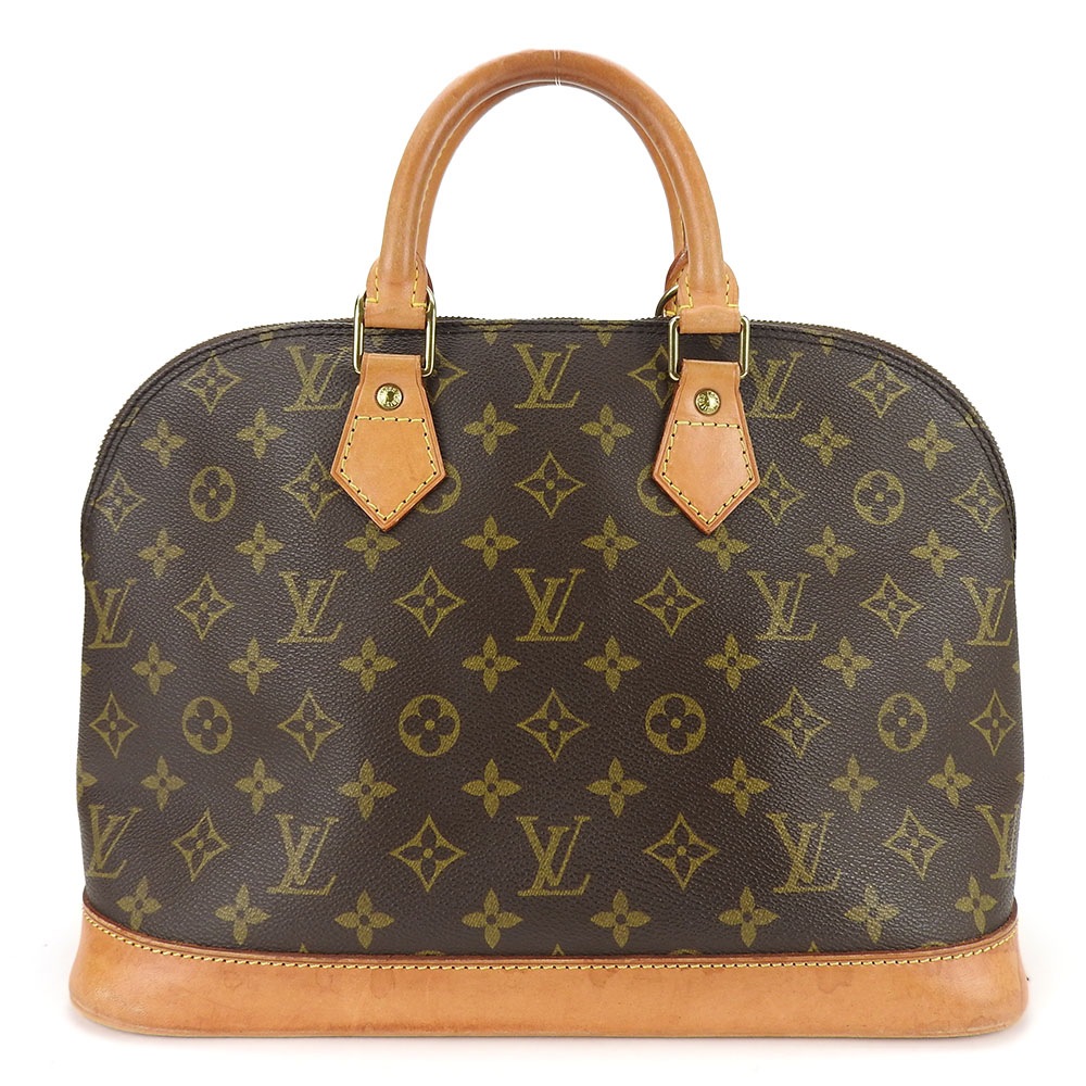 中古 ハンドバッグ アルマ 旧型 M51130 モノグラムキャンバス ブラウン ゴールド金具 定番 人気 普段使い レディース 女性