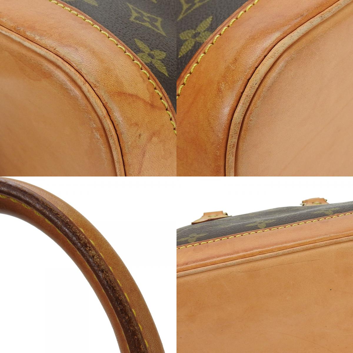 中古 ハンドバッグ アルマ 旧型 M51130 モノグラムキャンバス ブラウン ゴールド金具 定番 人気 普段使い レディース 女性