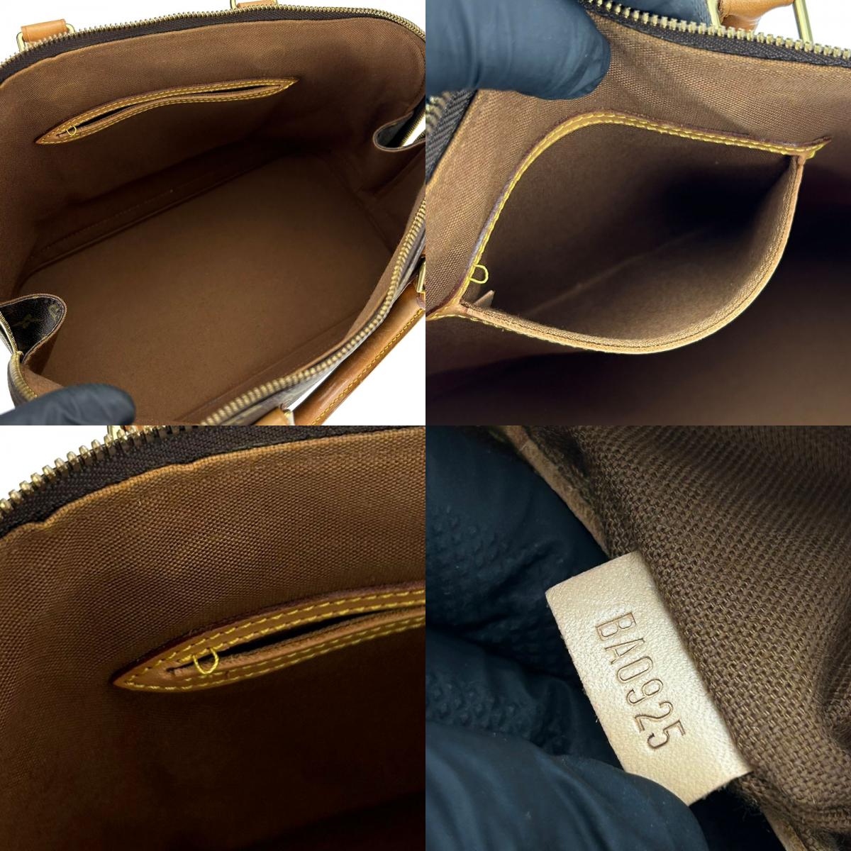 中古 ハンドバッグ アルマ 旧型 M51130 モノグラムキャンバス ブラウン ゴールド金具 定番 人気 普段使い レディース 女性