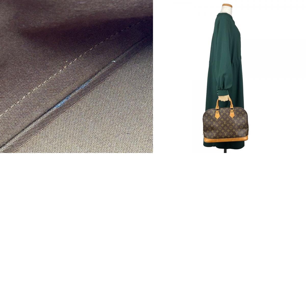 中古 ハンドバッグ アルマ 旧型 M51130 モノグラムキャンバス ブラウン ゴールド金具 定番 人気 普段使い レディース 女性