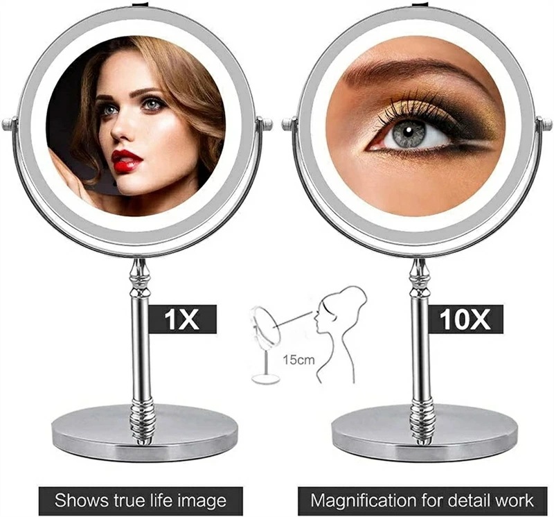 【迅速な出荷】化粧鏡 拡大鏡10倍 LEDライトミラー 卓上ミラーled 化粧ミラー 360度回転ミラー LEDライト付きミラー 卓上鏡 LED化粧鏡 360度回転 丈夫なスタンド 敬老日 ギフト プ 【迅速な出荷】化粧鏡 拡大鏡10倍 LEDライトミラー 卓上ミラーled 化粧ミラー 360度回転ミラー LEDライト付きミラー 卓上鏡 LED化粧鏡 360度回転 丈夫なスタンド 敬老日 ギフト プ