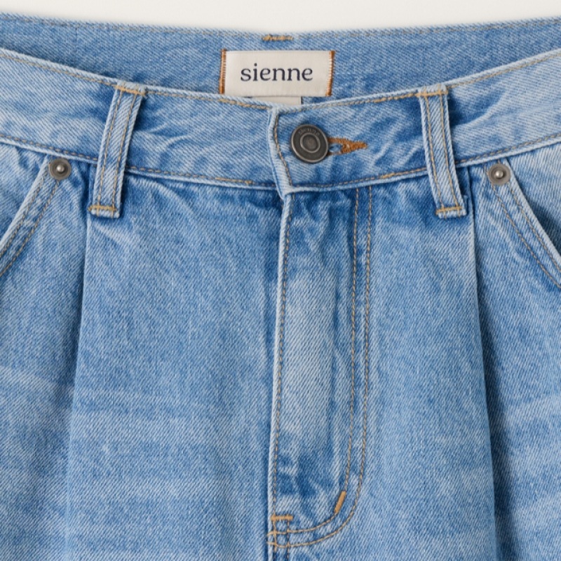 SIENNE カーゴデニムショーツ(ブルー) SIENNE カーゴデニムショーツ(ブルー)