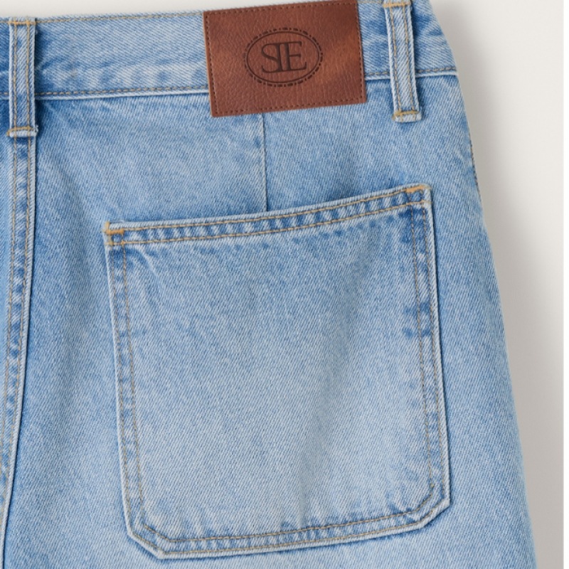 SIENNE カーゴデニムショーツ(ブルー) SIENNE カーゴデニムショーツ(ブルー)