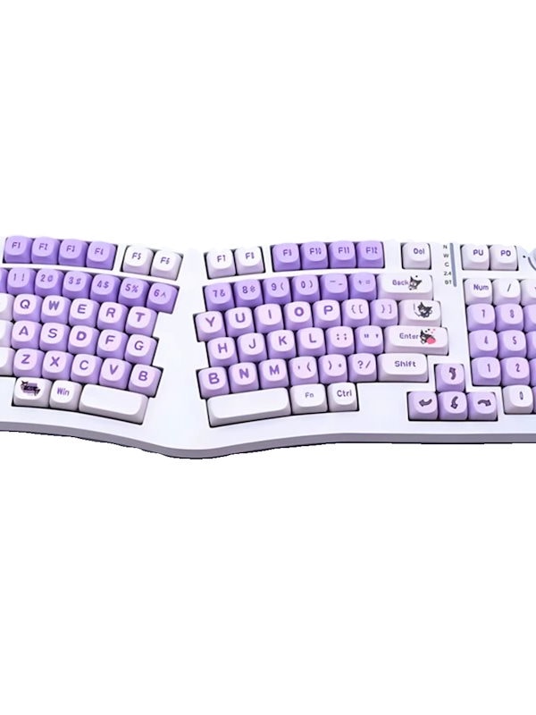 Qoo10] LEDゲーミングキーボード紫クロミキーキ