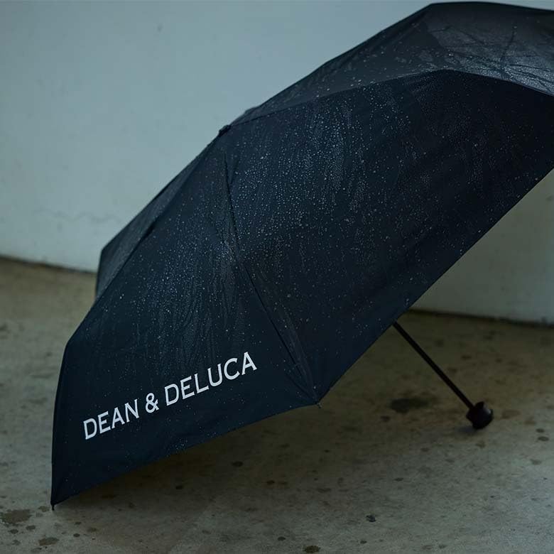 DEAN ＆ DELUCA(ディーンアンドデルーカ) 折り畳み傘 (晴雨兼用) ブラック 日傘 折り畳み 傘