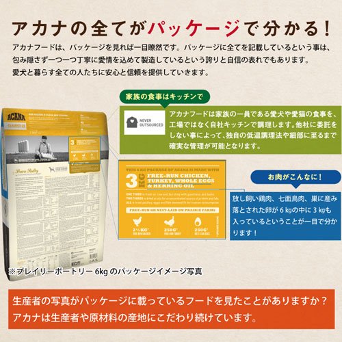 パピースモールブリードレシピ　小型犬子犬用　２ｋｇ　正規品　ＡＣＡＮＡ　ドッグフード　ＣＲＣ45―02―05―10―10