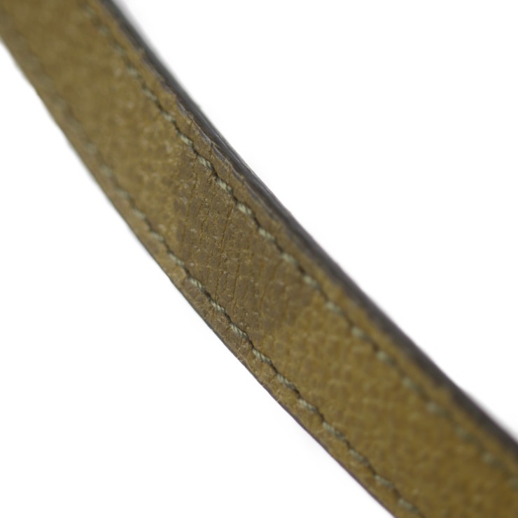 超美品 BVLGARI ブルガリ ショルダーバッグ - Yoyo ヨーヨー B-ZERO1 ビーゼロワン レザー カーキグリーン系 ポシェット ラウンド ロゴ【本物保証】 超美品 BVLGARI ブルガリ ショルダーバッグ - Yoyo ヨーヨー B-ZERO1 ビーゼロワン レザー カーキグリーン系 ポシェット ラウンド ロゴ【本物保証】