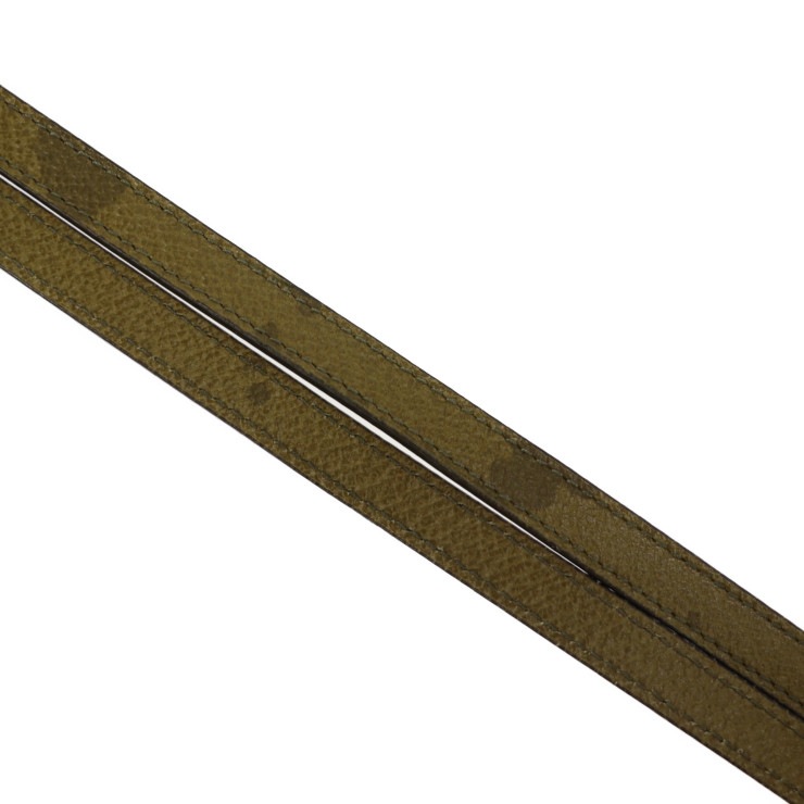 超美品 BVLGARI ブルガリ ショルダーバッグ - Yoyo ヨーヨー B-ZERO1 ビーゼロワン レザー カーキグリーン系 ポシェット ラウンド ロゴ【本物保証】 超美品 BVLGARI ブルガリ ショルダーバッグ - Yoyo ヨーヨー B-ZERO1 ビーゼロワン レザー カーキグリーン系 ポシェット ラウンド ロゴ【本物保証】