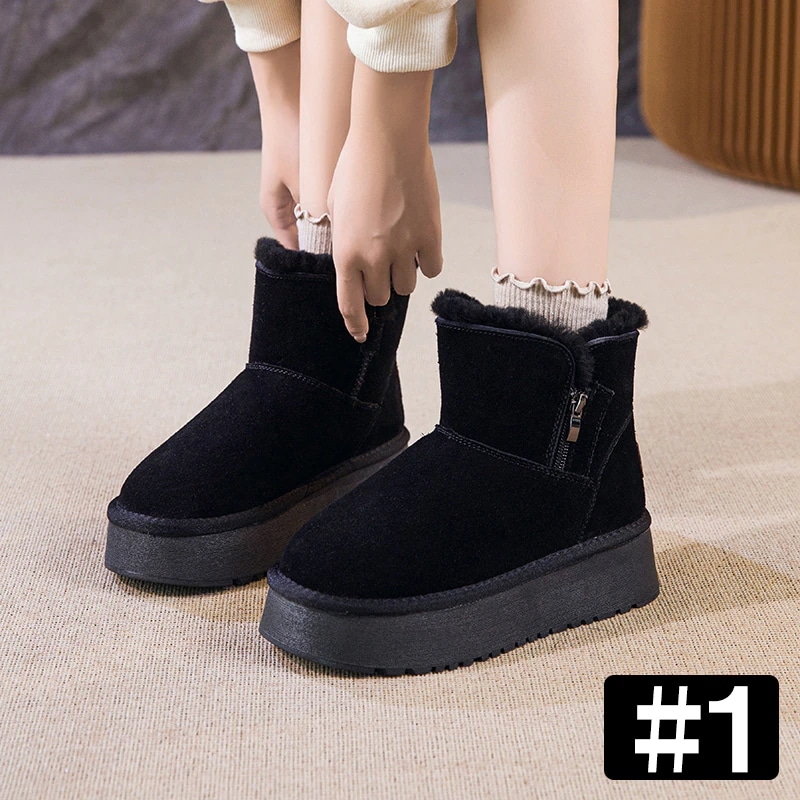 VMT44 韓国 ブーツ 牛革+ウール スノーブーツ ショートブーツ 長靴 ムートンブーツ 厚くて暖かい 本革 裏起毛 ブーツ レディース 冬のブーツ 靴 厚底ブーツ 冬 韓国ファッション シューズ VMT44 韓国 ブーツ 牛革+ウール スノーブーツ ショートブーツ 長靴 ムートンブーツ 厚くて暖かい 本革 裏起毛 ブーツ レディース 冬のブーツ 靴 厚底ブーツ 冬 韓国ファッション シューズ