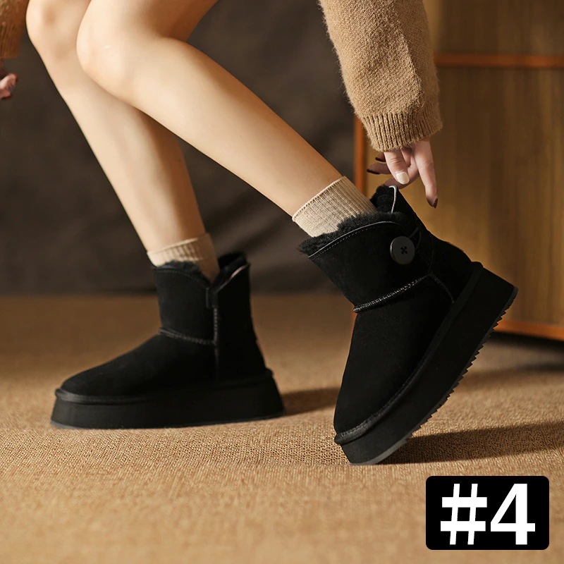 VMT44 韓国 ブーツ 牛革+ウール スノーブーツ ショートブーツ 長靴 ムートンブーツ 厚くて暖かい 本革 裏起毛 ブーツ レディース 冬のブーツ 靴 厚底ブーツ 冬 韓国ファッション シューズ VMT44 韓国 ブーツ 牛革+ウール スノーブーツ ショートブーツ 長靴 ムートンブーツ 厚くて暖かい 本革 裏起毛 ブーツ レディース 冬のブーツ 靴 厚底ブーツ 冬 韓国ファッション シューズ