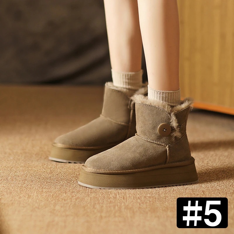 VMT44 韓国 ブーツ 牛革+ウール スノーブーツ ショートブーツ 長靴 ムートンブーツ 厚くて暖かい 本革 裏起毛 ブーツ レディース 冬のブーツ 靴 厚底ブーツ 冬 韓国ファッション シューズ VMT44 韓国 ブーツ 牛革+ウール スノーブーツ ショートブーツ 長靴 ムートンブーツ 厚くて暖かい 本革 裏起毛 ブーツ レディース 冬のブーツ 靴 厚底ブーツ 冬 韓国ファッション シューズ