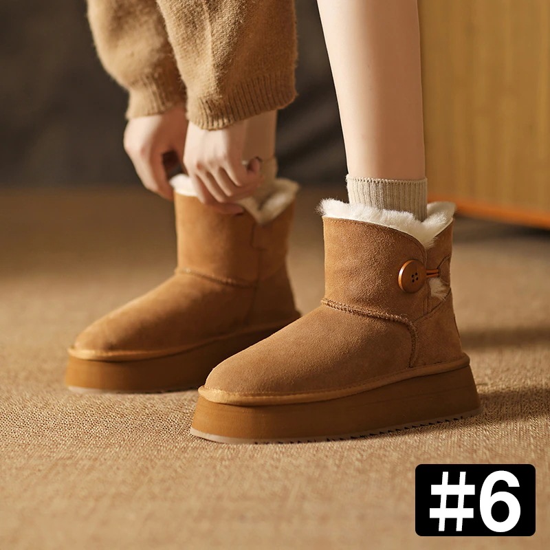 VMT44 韓国 ブーツ 牛革+ウール スノーブーツ ショートブーツ 長靴 ムートンブーツ 厚くて暖かい 本革 裏起毛 ブーツ レディース 冬のブーツ 靴 厚底ブーツ 冬 韓国ファッション シューズ VMT44 韓国 ブーツ 牛革+ウール スノーブーツ ショートブーツ 長靴 ムートンブーツ 厚くて暖かい 本革 裏起毛 ブーツ レディース 冬のブーツ 靴 厚底ブーツ 冬 韓国ファッション シューズ