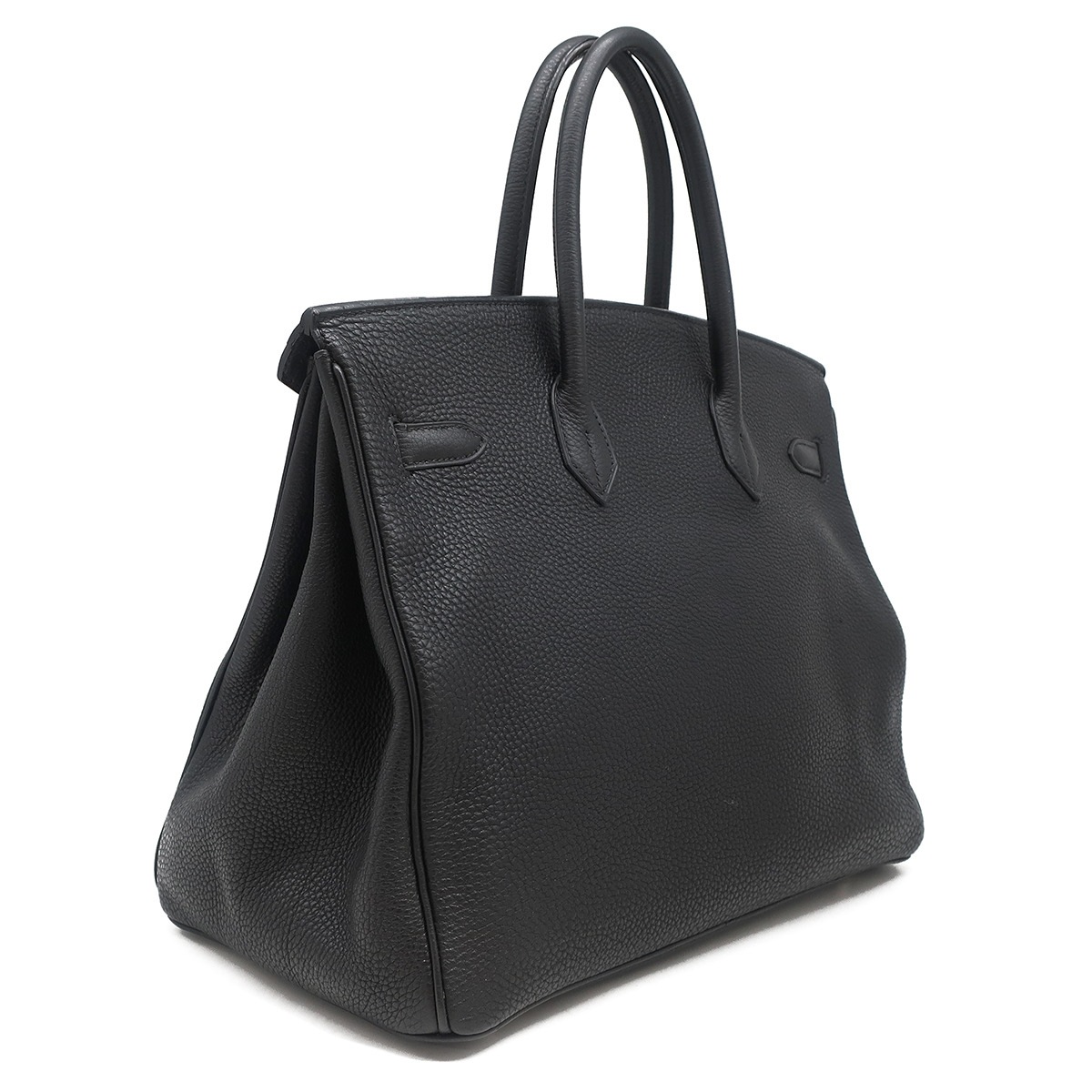 エルメス HERMES ハンドバッグ バーキン35 トゴ ブラック シルバー金具 黒 G刻印 【保存袋】【中古】