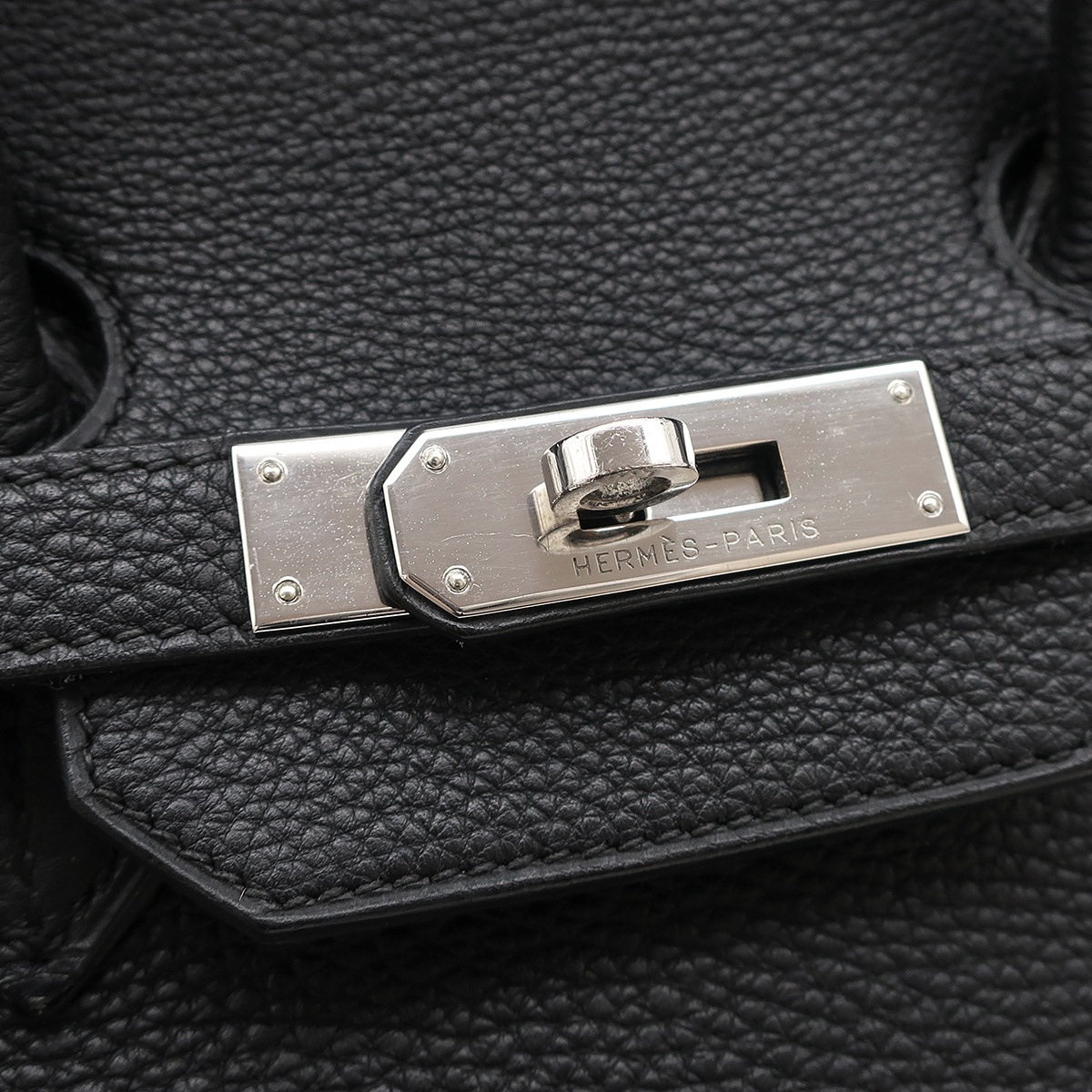 エルメス HERMES ハンドバッグ バーキン35 トゴ ブラック シルバー金具 黒 G刻印 【保存袋】【中古】