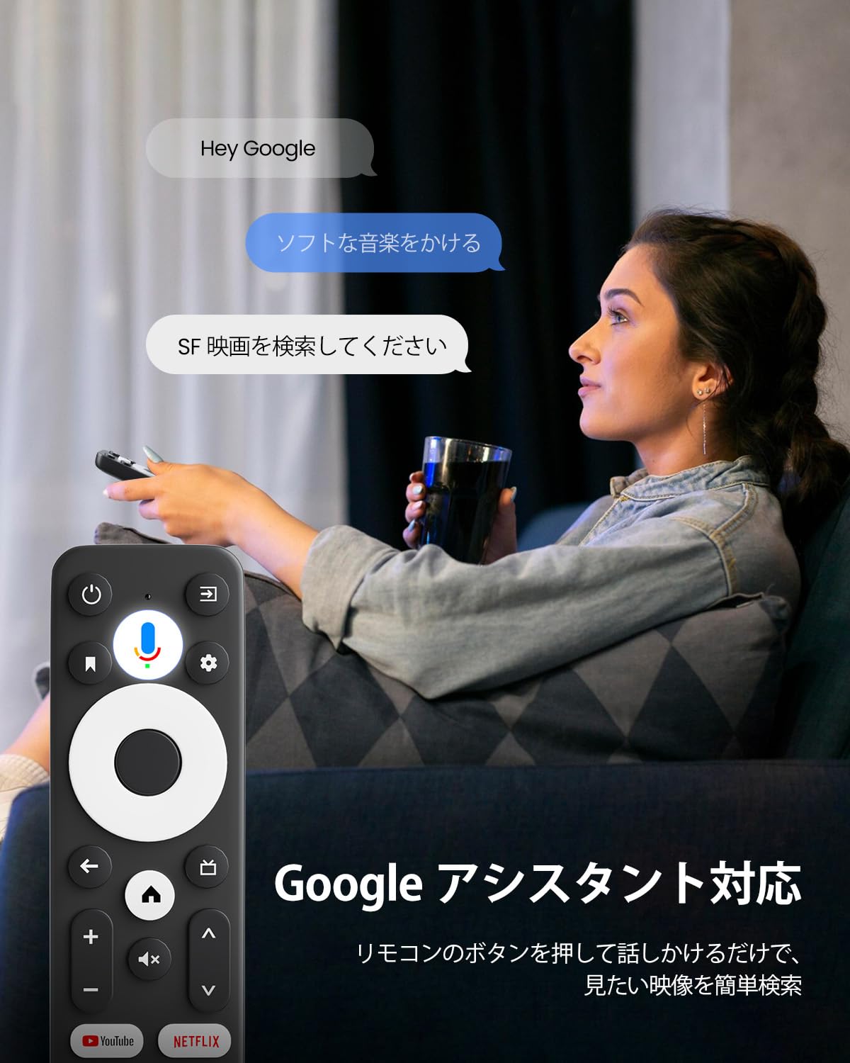 ETOE 4K Android 11 TV ボックスNetflix 認定ストリーミング メディア プレーヤー サポート Chromecast/Google Assistant/Dolby Audi
