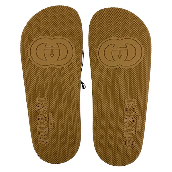 Qoo10] GUCCI 新品未使用 インターロッキングG スライ